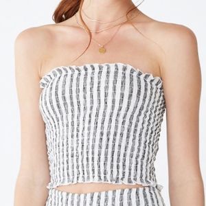Striped tube top